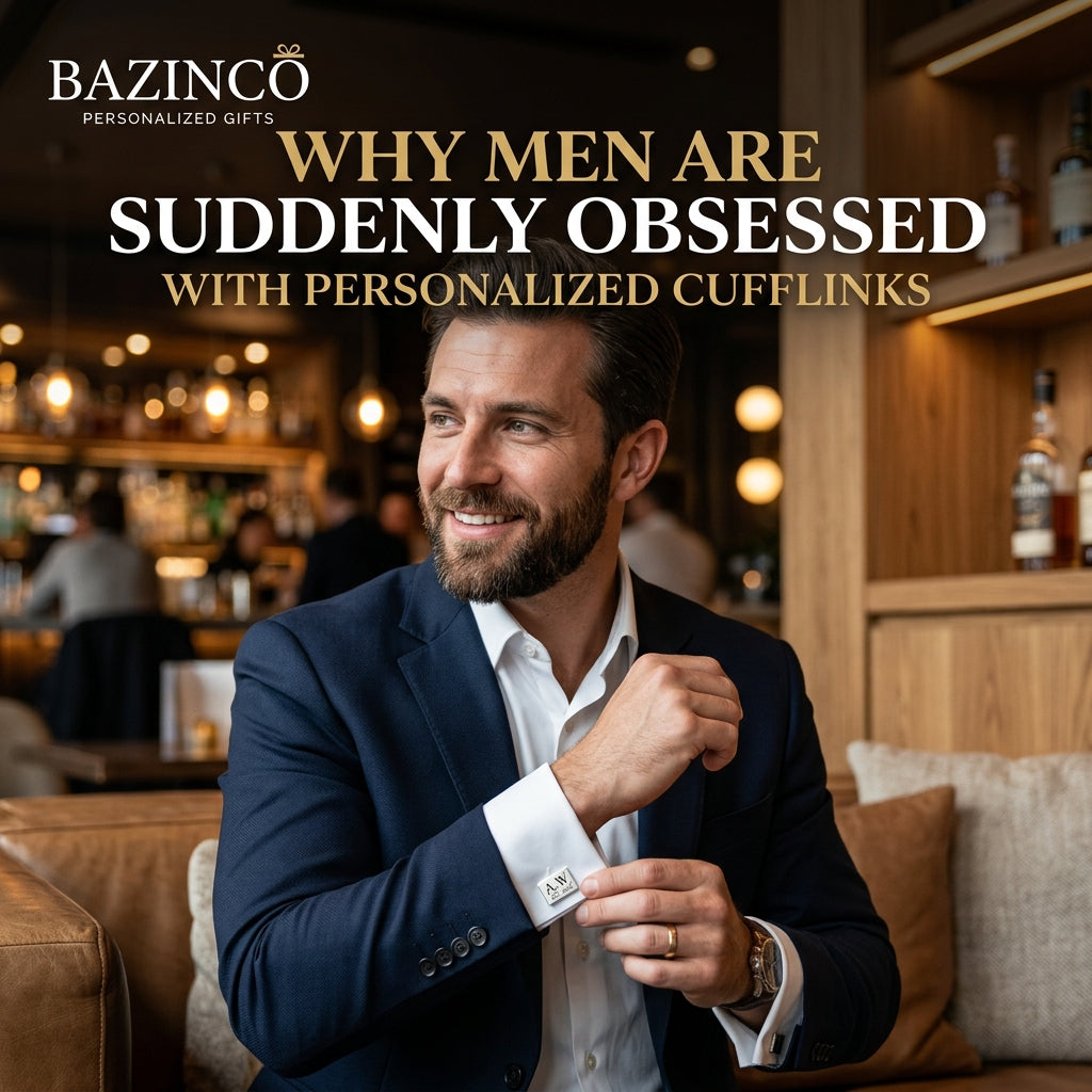 Why Men Are Suddenly Obsessed with Personalized Cufflinks