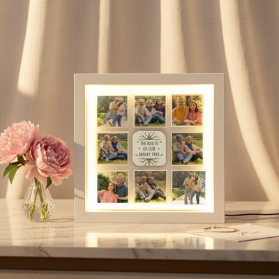 Bazinco personalized wooden photo frame for dad