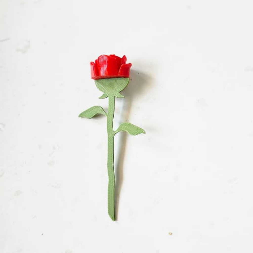 Bazinco 3D Rose Bookmark – Aesthetic Book Marker Gift for Students & Bookworms