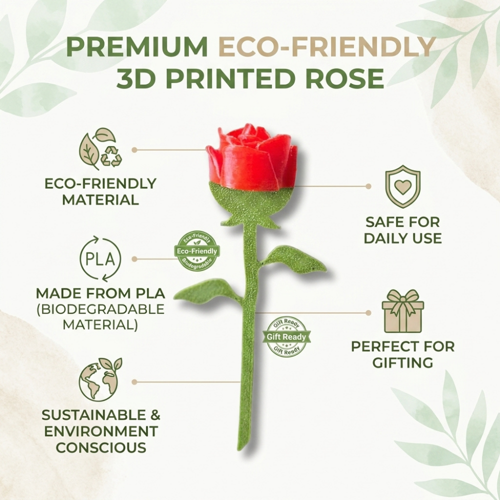 Bazinco 3D Rose Bookmark – Aesthetic Book Marker Gift for Students & Bookworms