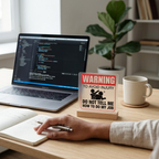 Bazinco Funny Desk Sign Acrylic Plaque with Wood Stand Warning To Avoid Injury Do Not Tell Me How To Do My Job Office Humor Gag Gift