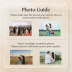 Bazinco Personalized Dad Photo Keychain – Custom Acrylic Picture Keyring Gift for Father