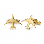 Bazinco Aviation Inspired Cufflinks – Airplane Design Cufflinks for Men Formal Wear
