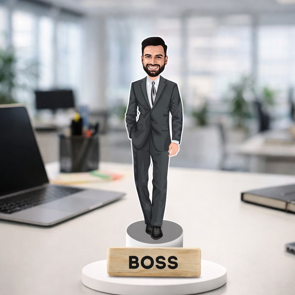 Bazinco boss caricature gift
Personalised boss caricature gift
Custom caricature gift for male boss
Unique Boss Day gift for men India
Boss birthday gift personalised India
Custom boss figurine for men
Manager farewell gift personalised
Personalised office gift for men
Corporate gift for boss personalised
Custom face caricature for boss