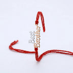 Bazinco Best Brother Personalized Name Rakhi Bracelet for Brother