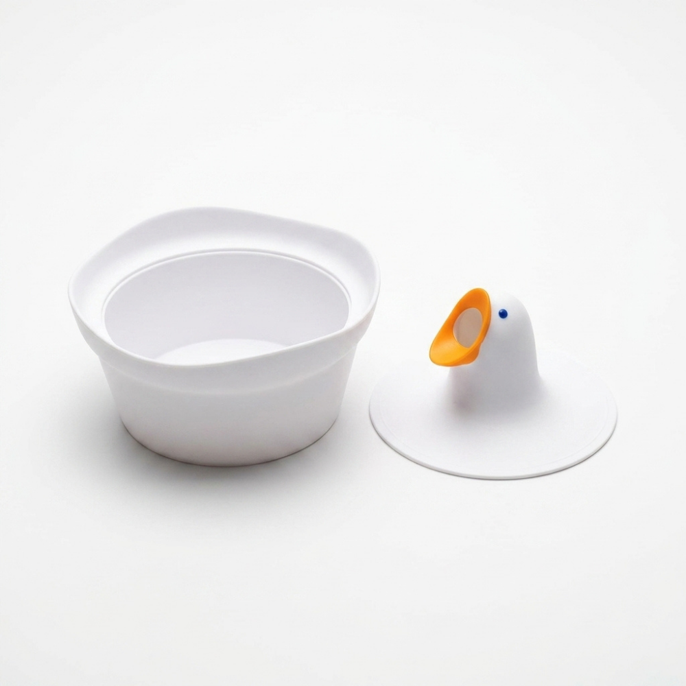 Bazinco Bird Shape Pistachio Bowl with Shell Separator | Snack Serving Bowl