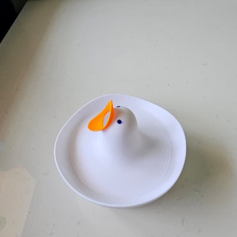 Bazinco Bird Shape Pistachio Bowl with Shell Separator | Snack Serving Bowl