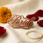 Bazinco Bridal Bride Brooch – Stylish Wedding Saree Pin for Brides & Bridesmaids