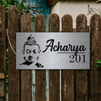 Bazinco name plates
buddha metal name plate
buddha name plate for home
modern metal door name plate
personalized metal name plate
stainless steel name plate for home
custom door name plate
modern house name plate
spiritual name plate for home
door name plate with house number