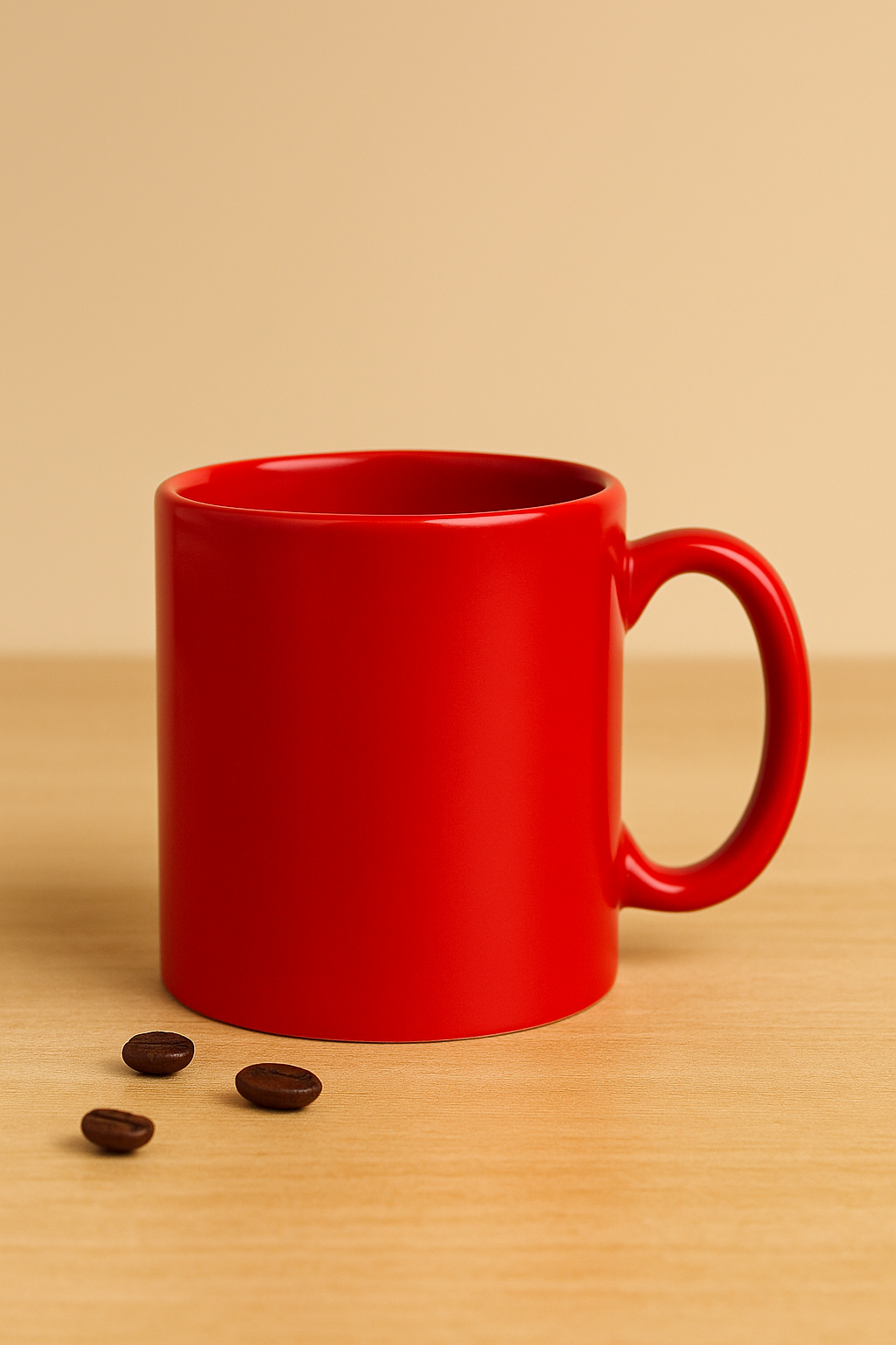 Bazinco 6 Oz Ceramic Mugs Set – Blue, Red, White & Orange Coffee Cups | Small Tea Cups for Home, Office & Gifting