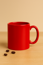 Bazinco 6 Oz Ceramic Mugs Set – Blue, Red, White & Orange Coffee Cups | Small Tea Cups for Home, Office & Gifting