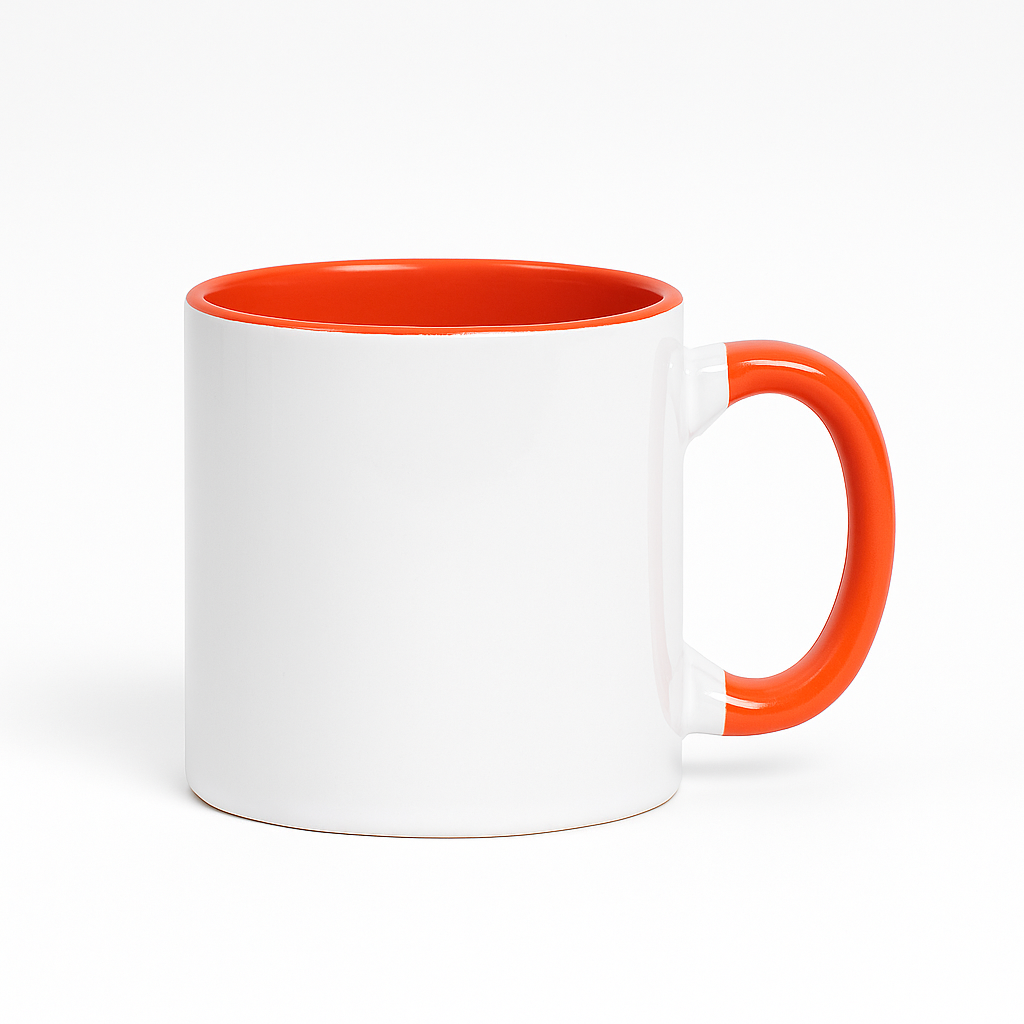 Bazinco 3 Tone 6 Oz Ceramic Coffee Mugs – Small Tea & Espresso Cups (7 Colors)