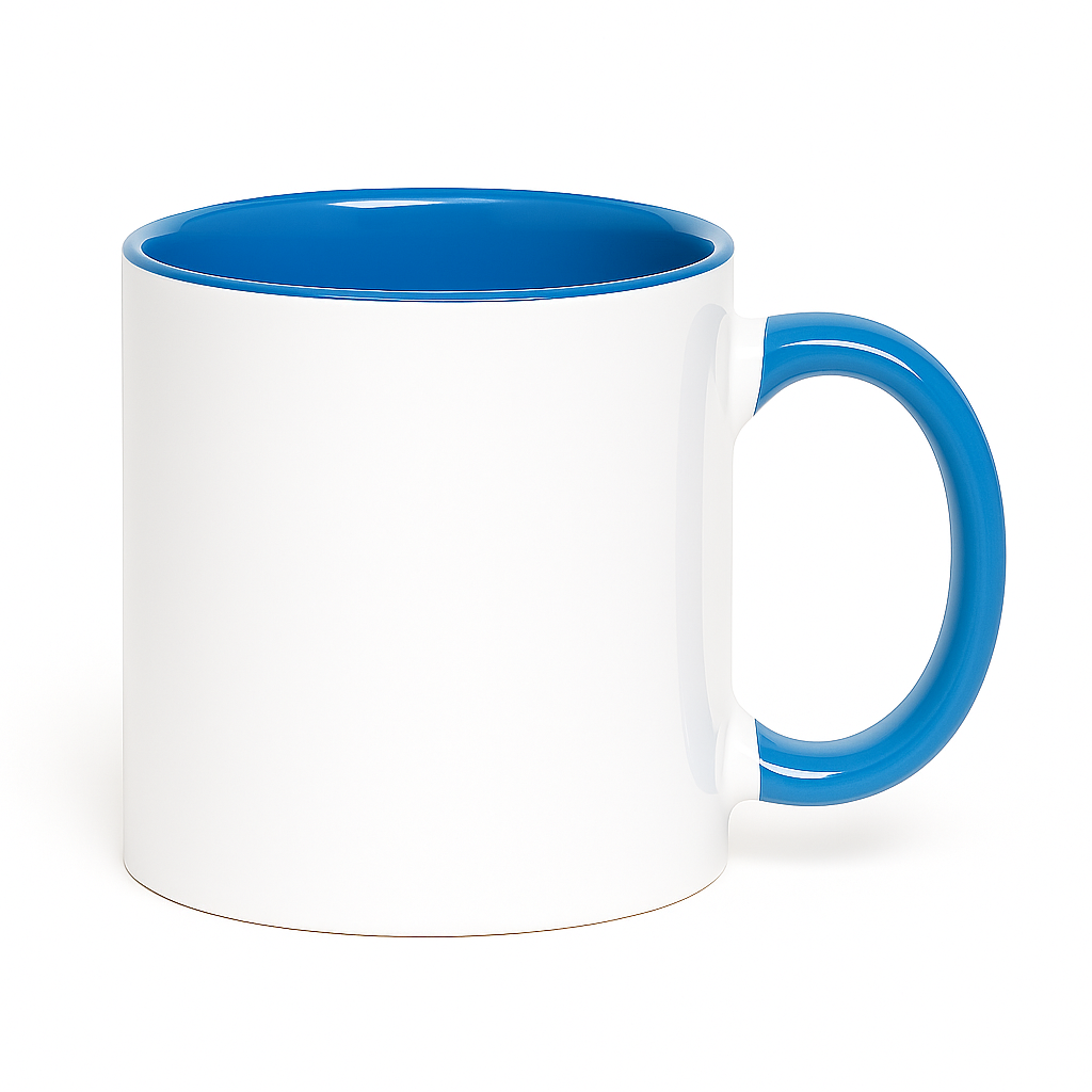 Bazinco 3 Tone 6 Oz Ceramic Coffee Mugs – Small Tea & Espresso Cups (7 Colors)