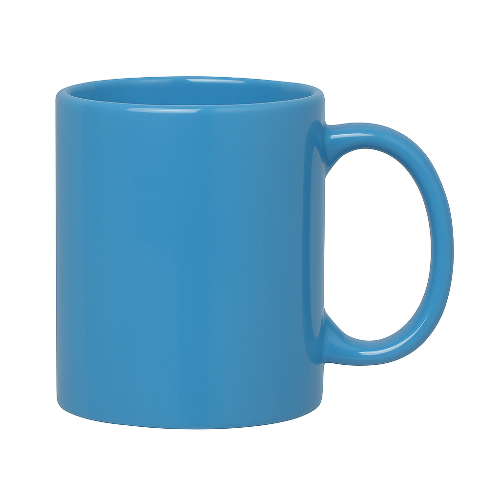 Bazinco 11oz Colored Ceramic Coffee Mug – Glossy Coffee & Tea Mug for Home, Office & Bulk Gifting (Multiple Color Options)