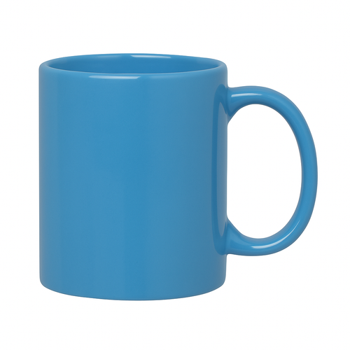 Bazinco 11oz Colored Ceramic Coffee Mug – Glossy Coffee & Tea Mug for Home, Office & Bulk Gifting (Multiple Color Options)