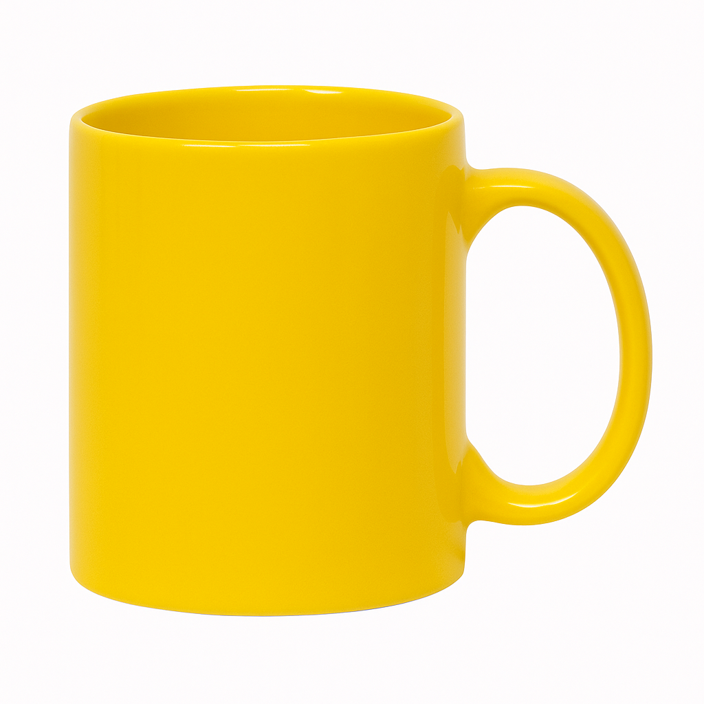 Bazinco 11oz Colored Ceramic Coffee Mug – Glossy Coffee & Tea Mug for Home, Office & Bulk Gifting (Multiple Color Options)