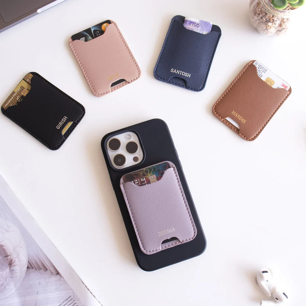 Bazinco Chipku Card and Money Holder for Mobile – Personalized Phone Pocket Wallet