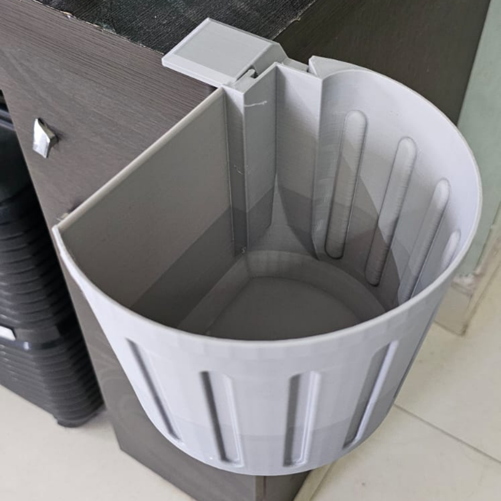 Bazinco Clamp Desk Organizer Basket | Space Saving Desk Side Storage Cup for Workspace & Study Table