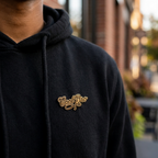 Bazinco Cool Bro Cursive Enamel Pin – Trendy Street Style Fashion Pin for Men
