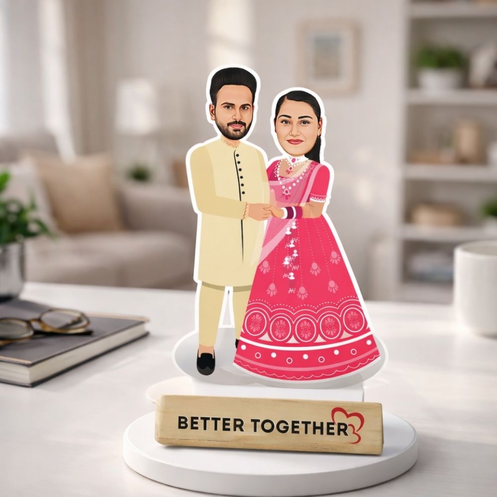 Bazinco couple caricature
Personalised couple caricature gift
Custom couple caricature India
Unique wedding gift for couple
Personalised wedding gift India
Custom caricature figurine for couples
Anniversary gift personalised India
Valentine's Day personalised gift
Indian couple caricature gift
Custom lehenga caricature couple
Personalised gift for newlyweds
Couple caricature in traditional dress
Custom face caricature gift couple
Romantic personalised gift India
Shaadi gift personalised


