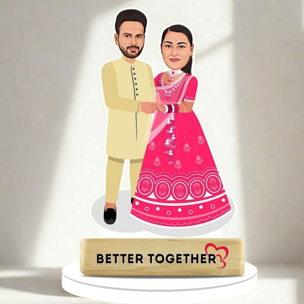 Bazinco couple caricature
Personalised couple caricature gift
Custom couple caricature India
Unique wedding gift for couple
Personalised wedding gift India
Custom caricature figurine for couples
Anniversary gift personalised India
Valentine's Day personalised gift
Indian couple caricature gift
Custom lehenga caricature couple
Personalised gift for newlyweds
Couple caricature in traditional dress
Custom face caricature gift couple
Romantic personalised gift India
Shaadi gift personalised


