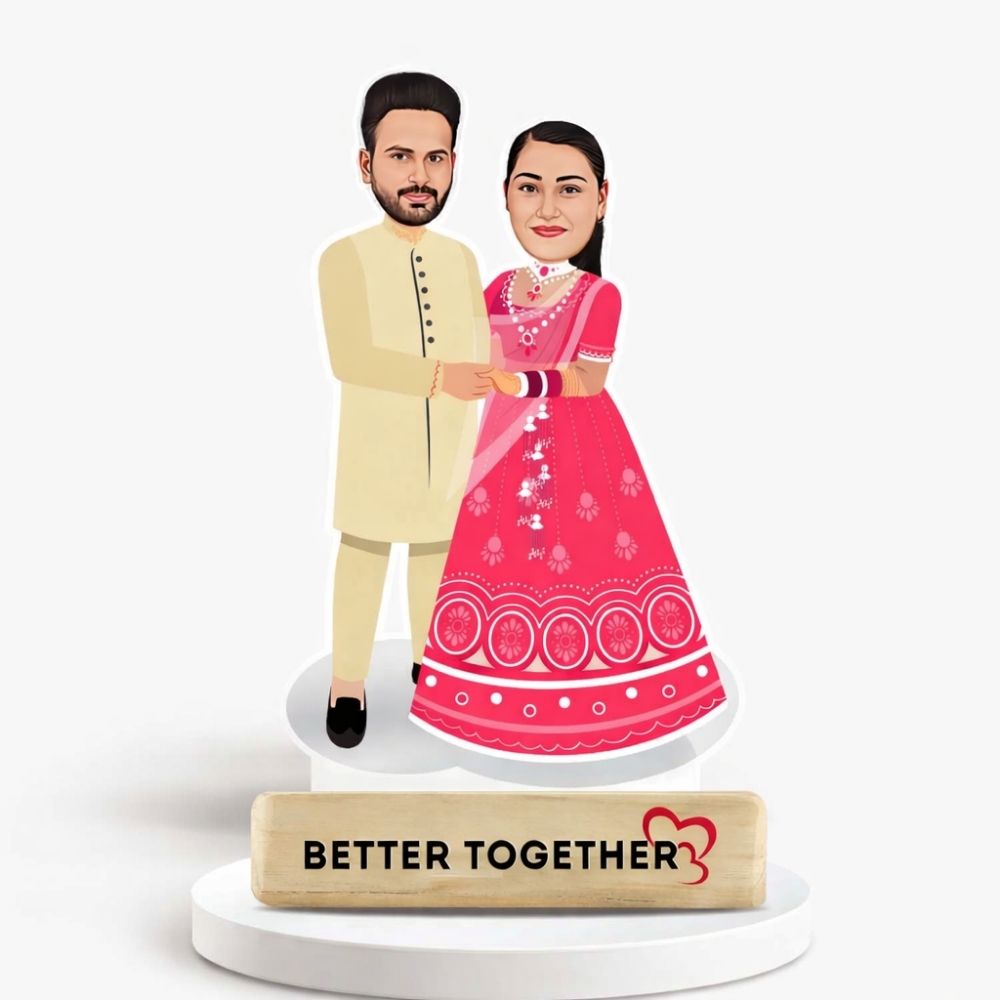 Bazinco couple caricature
Personalised couple caricature gift
Custom couple caricature India
Unique wedding gift for couple
Personalised wedding gift India
Custom caricature figurine for couples
Anniversary gift personalised India
Valentine's Day personalised gift
Indian couple caricature gift
Custom lehenga caricature couple
Personalised gift for newlyweds
Couple caricature in traditional dress
Custom face caricature gift couple
Romantic personalised gift India
Shaadi gift personalised


