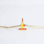 Bazinco Personalized Cricket Bat Rakhi with Name | Custom Cricket Lover Rakhi for Brother | Unique Raksha Bandhan Designer Rakhi