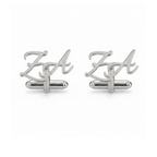 Custom Initial Cufflinks for Men by Bazinco – Elegant Gold Monogram Shirt Cuff Accessories
