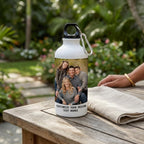 Personalized Photo Water Bottle with Custom Name