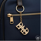 Bazinco Personalized Dad Name Keychain – Custom Gold Finish Father Keyring Gift