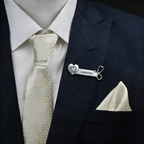 Personalized Dentist Name Badge with Tooth Heart Design – Custom Gold Name Pin by Bazinco