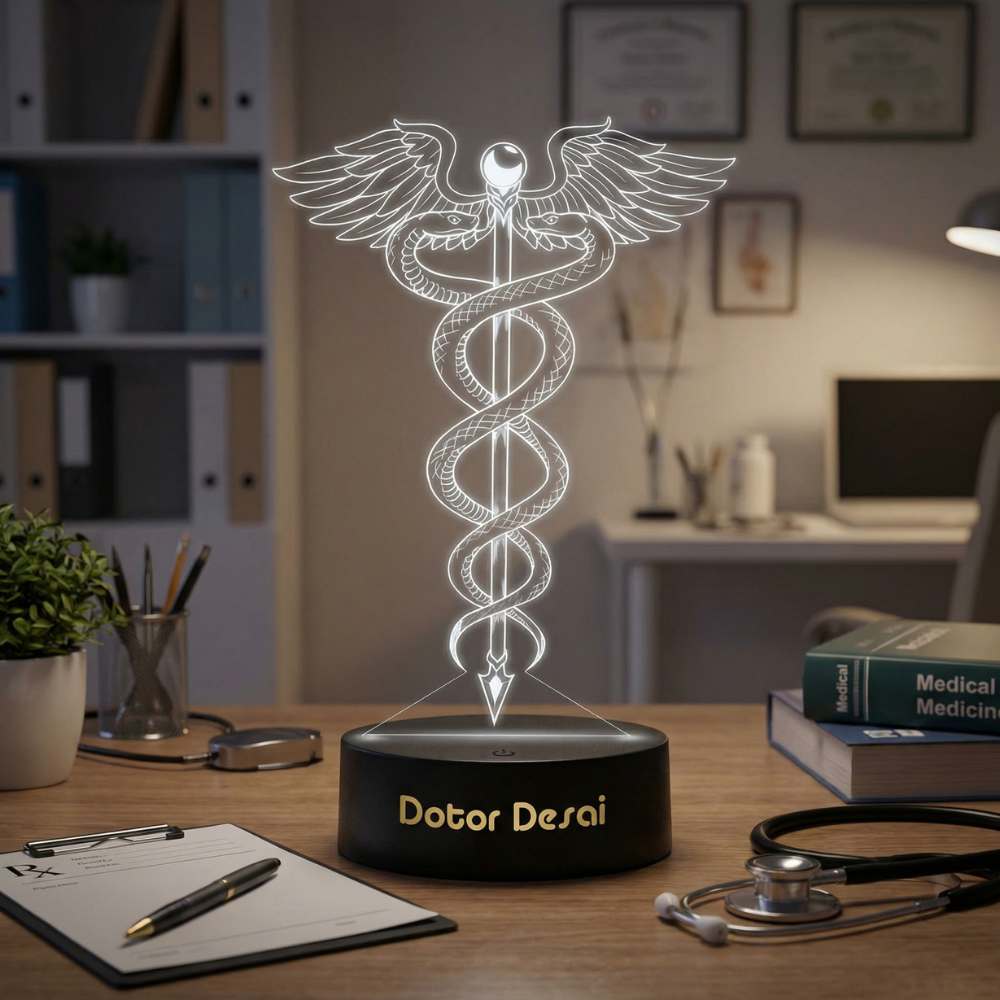 Bazinco gifts 

personalized doctor LED lamp

custom doctor night light

medical symbol LED lamp

healthcare professional gift

doctor appreciation gift

LED lamp for doctors