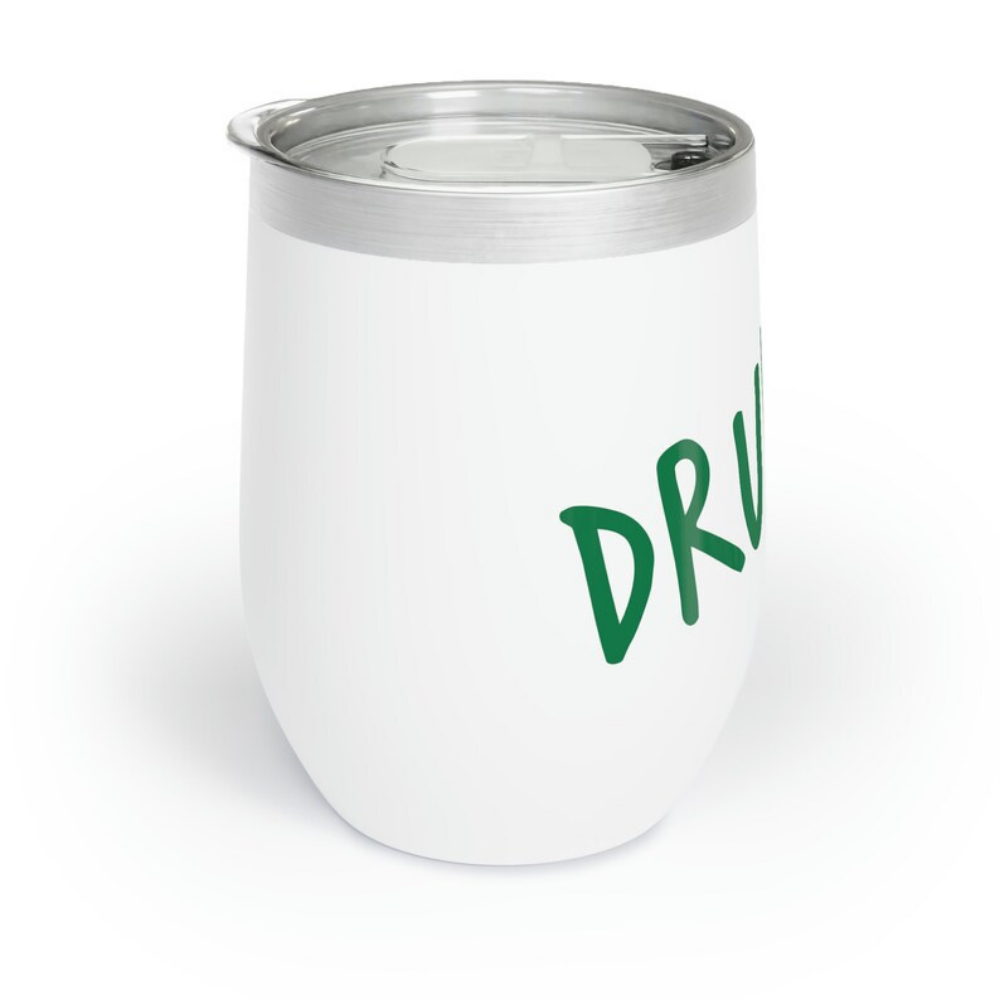 Bazinco Drunk-ish Wine Tumbler with Lid – Funny Insulated Stainless Steel Tumbler for Wine, Coffee & Cocktails, Travel Mug Gift