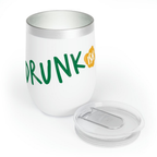 Bazinco Drunk-ish Wine Tumbler with Lid – Funny Insulated Stainless Steel Tumbler for Wine, Coffee & Cocktails, Travel Mug Gift