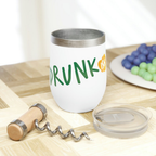 Bazinco Drunk-ish Wine Tumbler with Lid – Funny Insulated Stainless Steel Tumbler for Wine, Coffee & Cocktails, Travel Mug Gift