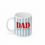 Bazinco Personalized Dad Name Mug – Custom Family Names Ceramic Coffee Mug Gift