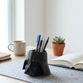 Bazinco Darth Vader Helmet Pen Holder | Geometric Desk Organizer for Pens, Pencils & Office Accessories