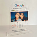 Bazinco Personalized Google Search Birthday Acrylic Photo Frame with Calendar | Custom Photo Birthday Gift | Google Search Theme Acrylic Plaque