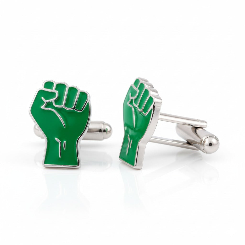 vibrant green cufflinks

modern men’s jewelry

tuxedo accessories

gift for him cufflinks