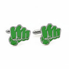 Bazinco cufflinks  green cufflinks

green enamel cufflinks

hand design cufflinks

novelty green cuff links

green cufflinks for men