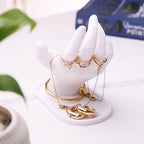 Bazinco Hand Shape Jewelry Organizer Stand – Luxury Ring Holder & Bracelet Display