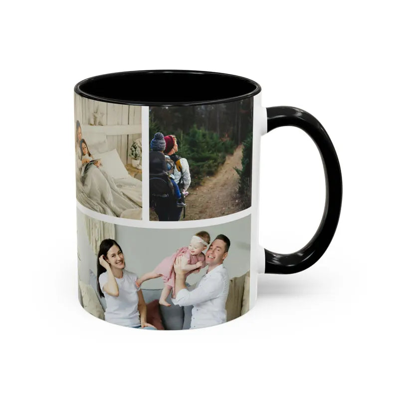 Bazinco Personalized Magic Mug | Custom Photo Collage Heat Changing Mug