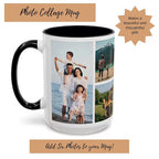 Bazinco Personalized Magic Mug | Custom Photo Collage Heat Changing Mug