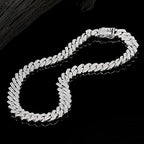 Bazinco Iced Out Cuban Link Chain for Men – Luxury Hip Hop Diamond Style Necklace