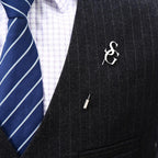 initial lapel pin
alphabet lapel pin
letter brooch pin
personalized lapel pin
blazer pin