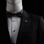 Bazinco Brooches 
engraved letter brooch
trendy brooch
statement brooch

