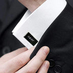 Bazinco James Bond 007 Black Cufflinks for Men | Spy Agent Designer Shirt Cufflinks | Premium Formal Accessories