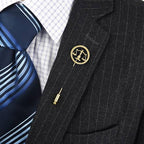 Bazinco Scale of Justice Premium Cufflink Set for Men | Libra Lawyer Cufflinks with Tie Clip & Suit Pin