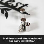 Personalized Metal Door Nameplate