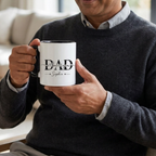 Bazinco Personalized Love You Dad Mug with Name – Custom Ceramic Coffee Mug